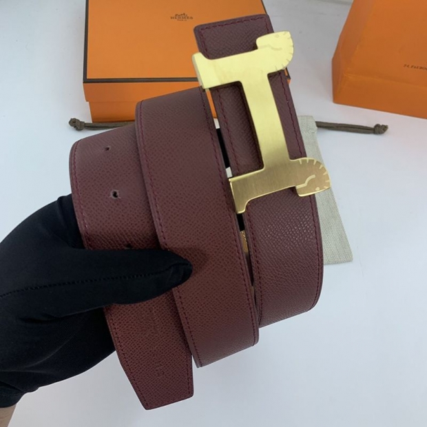 Rare color Hermes Mini Constance reversible belt copy 38mm 2 colors erj03760