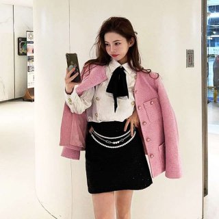 Cute Chanel tweed jacket she80922