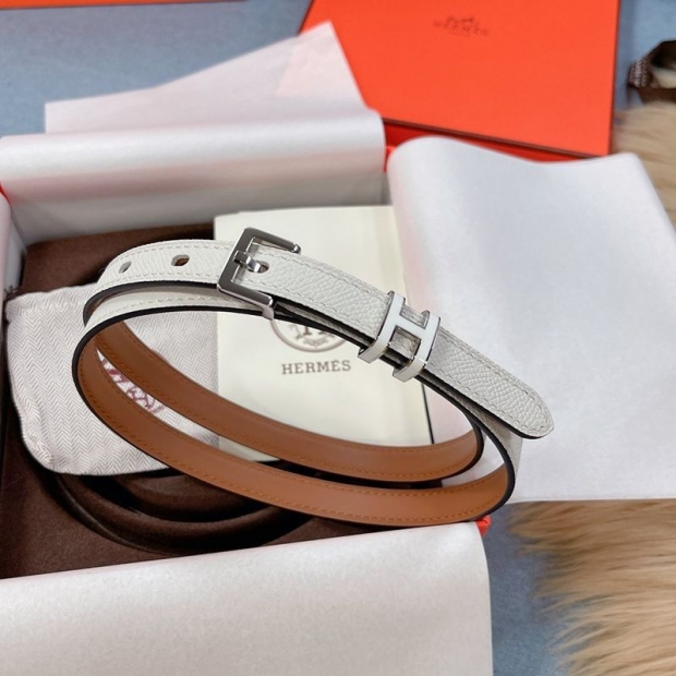 Classic Hermes ☆ Belt Pop H 15mm Copy Calfskin Thin Belt Gift ero64891