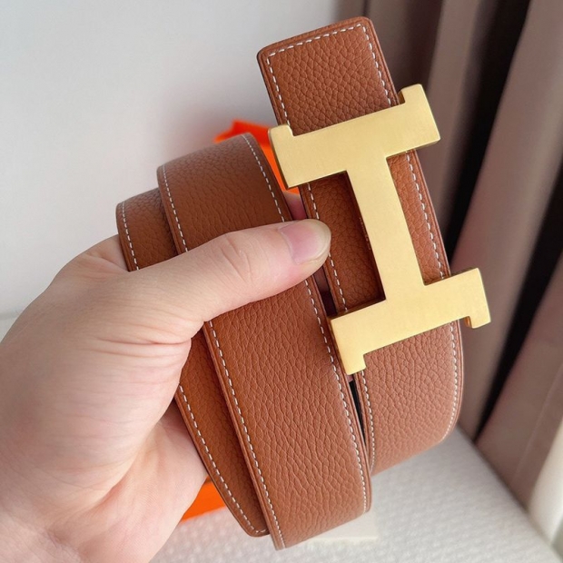 {Very Popular} ★Hermes★Silver Ankle H Replica 38mm Reversible Belt ere34237