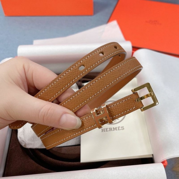 Free shipping Hermes☆Belt replica Pop H 15mm calfskin thin belt perfect as a gift ern47144