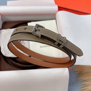 21AW new Hermes ☆ Belt Pop H 15mm Copy Calfskin Thin Belt Gift erw96566