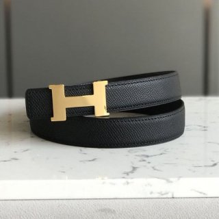 Cute ★ Hermes ★ Silver Ankle H Fake 25mm Reversible Belt ern09779