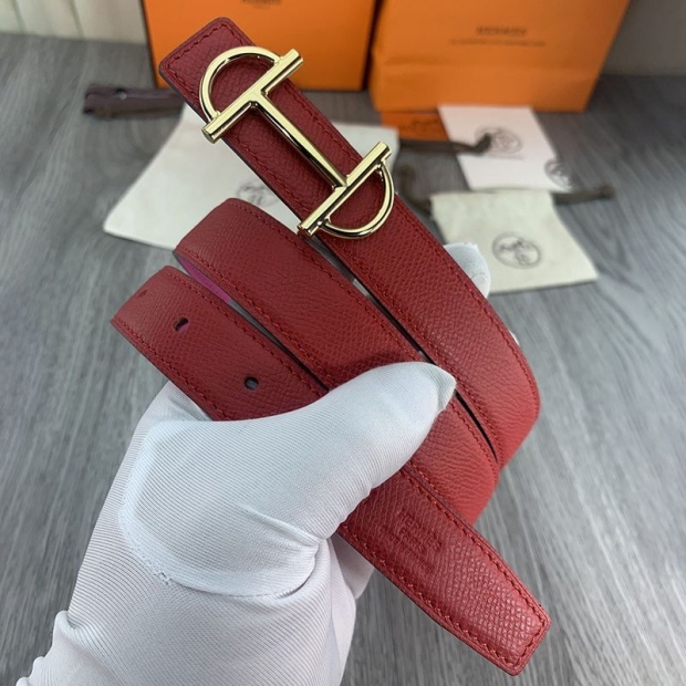 Rare Hermes Belt Buckle "Gamma" & Reversible Belt Copy 24mm ert35514