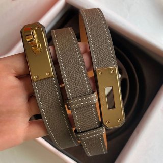 Rare Hermes Ceinture Kelly Replica Belt Calfskin 18mm erq84105