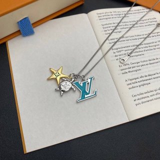 No. 1 in cumulative total sales! Louis Vuitton pendant? LV turtleneck fake necklace M00280