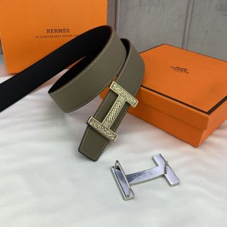 Best price challenge Hermes ☆ Belt buckle H guilloche reversible copy 38mm 2 colors eri07849