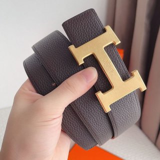 Classic ★ Hermes ★ Silver Ancre H 38mm reversible belt copy erp89878
