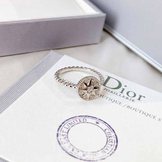 Very popular Dior ROSE DES VENTS ring replica deq58195
