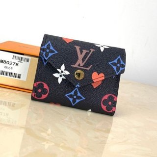 Rare color Louis Vuitton mini wallet replica Monogram Portefeuille Zoe domestic shipping M80278