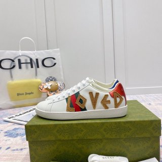 Hard to find Gucci embroidered women's sneakers guq71017