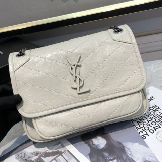 Cute Saint Laurent Replica Shoulder Bag Niki Baby Crinkle Vintage Leather Saj00394