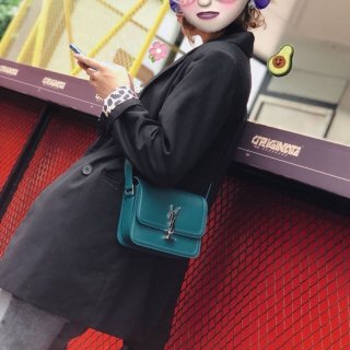 Battle for Saint Laurent Shoulder Bag, Box Leather Satchel Bag, Replica Saq59576