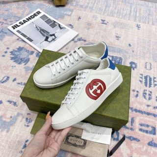 Very popular! Gucci embroidered women's sneakers replica guk44376