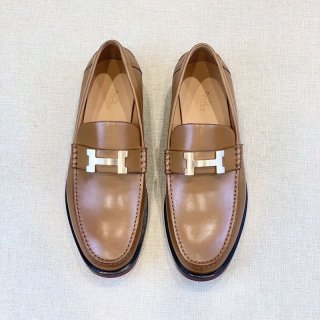 [Popular] Hermes Paris "H" logo loafers replica ery72137