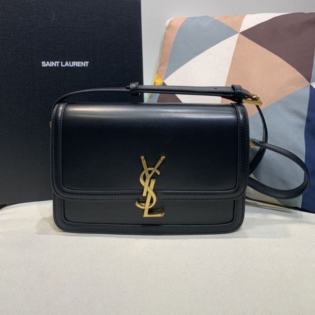 Saint Laurent Shoulder Bag Not Available in Japan Replica Box Leather Satchel Bag SAJ33446