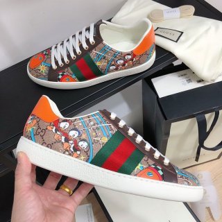 Cute DISNEY x Gucci Donald Duck women's sneakers replica guu40702