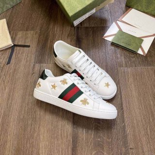 Not available in Japan, Gucci embroidered women's sneakers replica gus33129