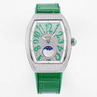 Not available in Japan Franck Muller Replica Color Dreams V32 Full Diamond Fri31800