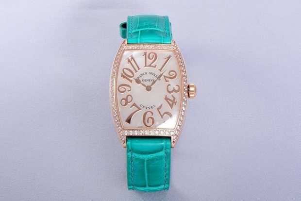 Eye-catching color Limited edition rare Frank Muller fake Tono Curvex frz80307