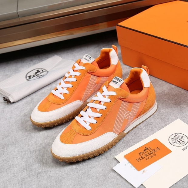 [Not available in Japan] Hermes sneaker copy Boomerang leather Epson erx55156