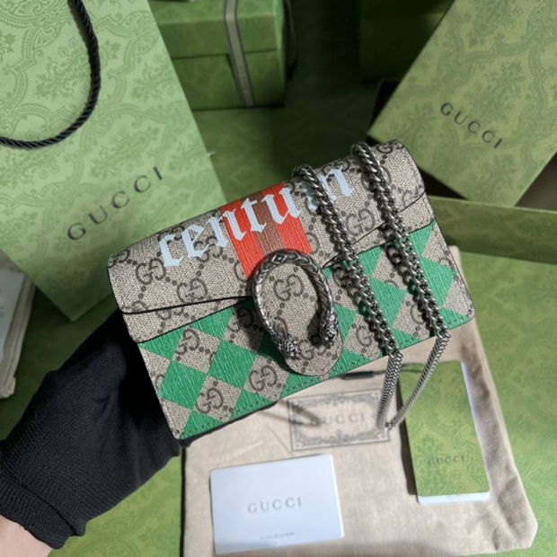 Eye-catching color Gucci replica Dionysus leather super mini bag gui26700
