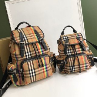 A rare Burberry classic! Icon Stripe Small Backpack Replica 80257071