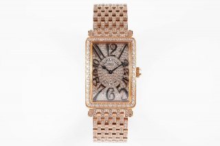 ★Japan!! Popular! Limited edition rare Frank Muller Long Island full diamond frc36163