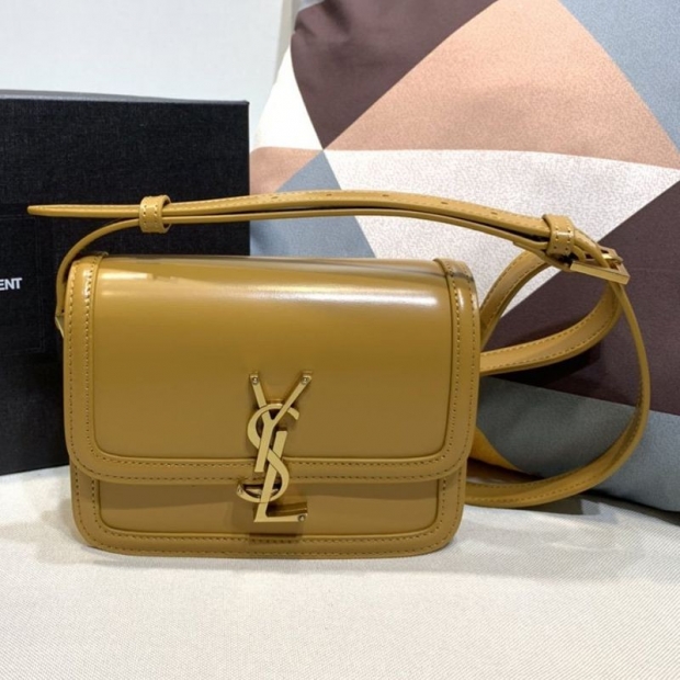 No.1 Popular Saint Laurent Shoulder Bag Replica Box Leather Satchel Bag Sah49057