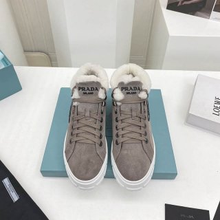 Classic Prada Double Wheel Sneakers Replica pup44435
