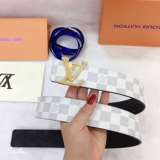 21AW New Louis Vuitton Santur LV Initial Copy 40MM Reversible Belt vug28847