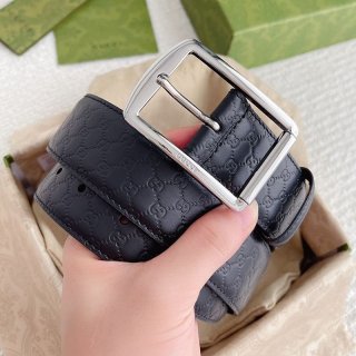 21-22AW Gucci Belt Replica 449716 Dollar Calf Black 40mm gun80702