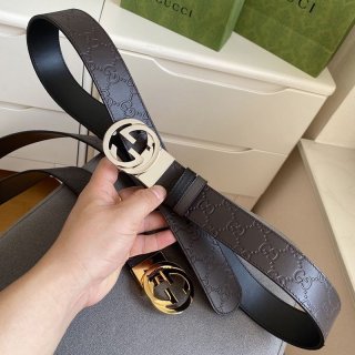 ☆Super popular☆Gucci belt replica men's GG Supreme 37mm guc01321