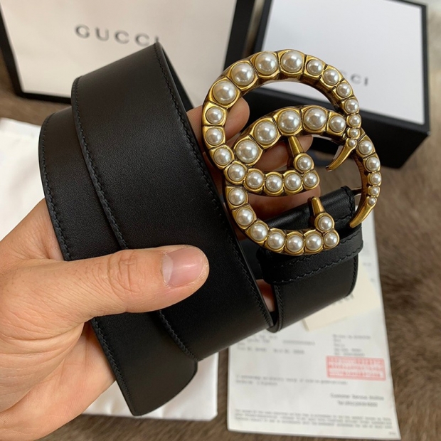 Classic Gucci Belt Replica GG Marmont Casual Belt 40mm guy93083