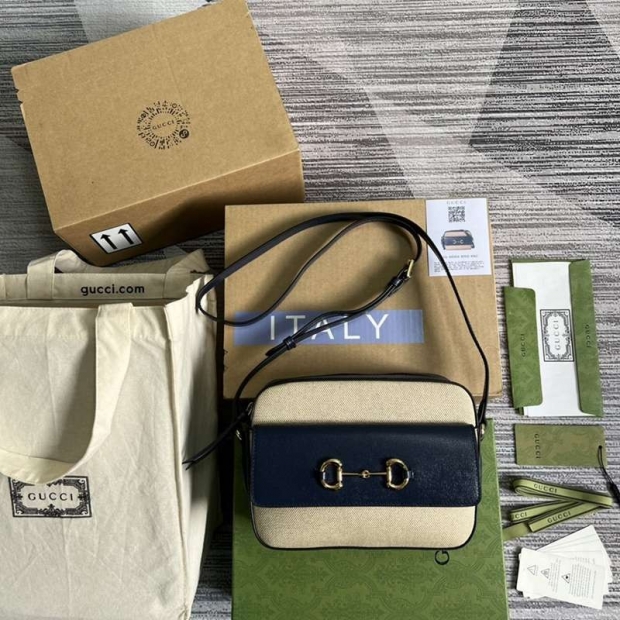 Rare [Gucci Horsebit 1955 Replica] Small Shoulder Bag guw26645