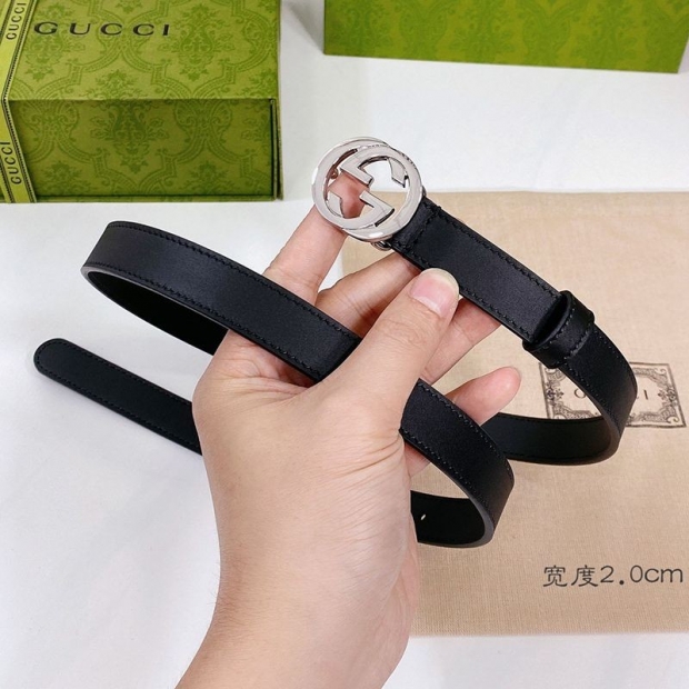 Battle for Gucci Belt Replica Women's GG Supreme 20mm guu74453