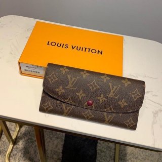 Louis Vuitton Wallet Replica Monogram Portefeuille Emily Mimosa Long Wallet LV20267