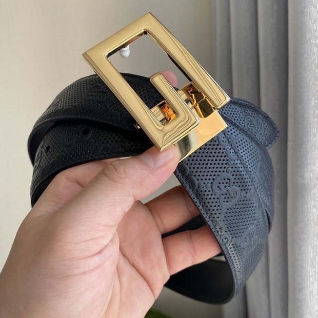 Classic Gucci reversible belt replica square G buckle 35mm gui06814