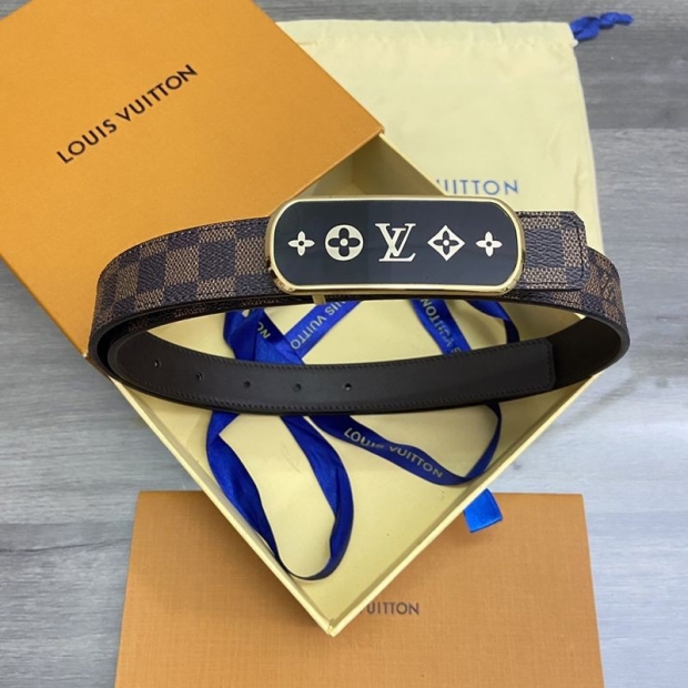 Not available in Japan Louis Vuitton Santur Cruiser Replica 25MM Reversible Belt vuu99559