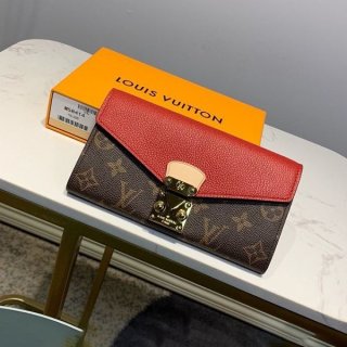 No.1 Popular Louis Vuitton Wallet Replica Portefeuille Pallas Long Wallet Monogram M58414