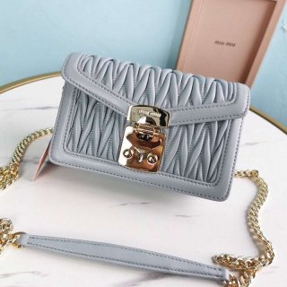 Cute Miu Miu Matelasse Replica *Mini Pouch with Strap myh84453