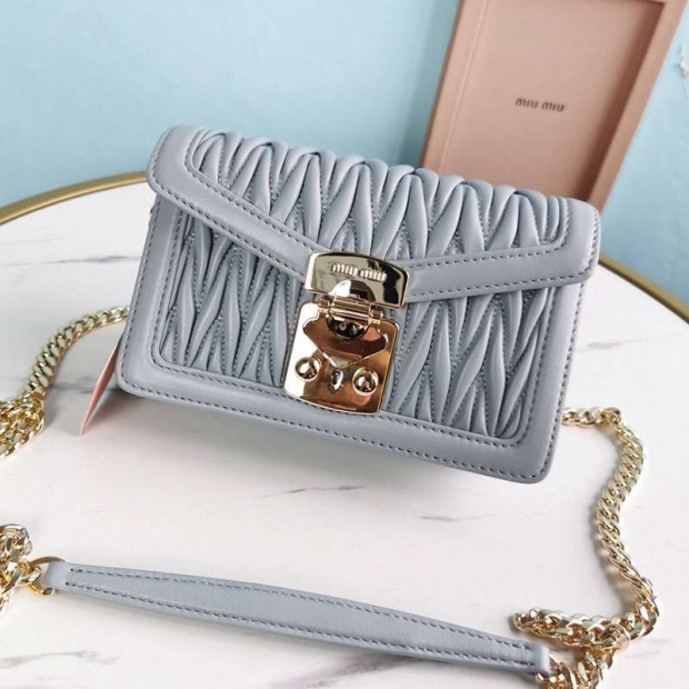 Cute Miu Miu Matelasse Replica *Mini Pouch with Strap myh84453