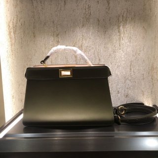 Sold out Fendi Peekaboo I See You Small Leather Bag feh31625