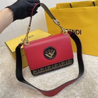 ★Japan!! Popular! Fendi Canay F Replica Leather Bag fej69731