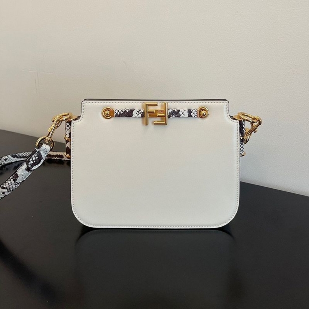 Rare color Fendi Touch fake leather bag feq16466