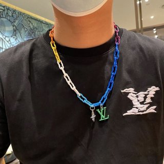 Louis Vuitton Collier Rainbow Charm Replica Necklace M00275 Sold Out