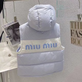 Not available in Japan ★ Miu Miu down jacket copy ★ Nylon myc47508
