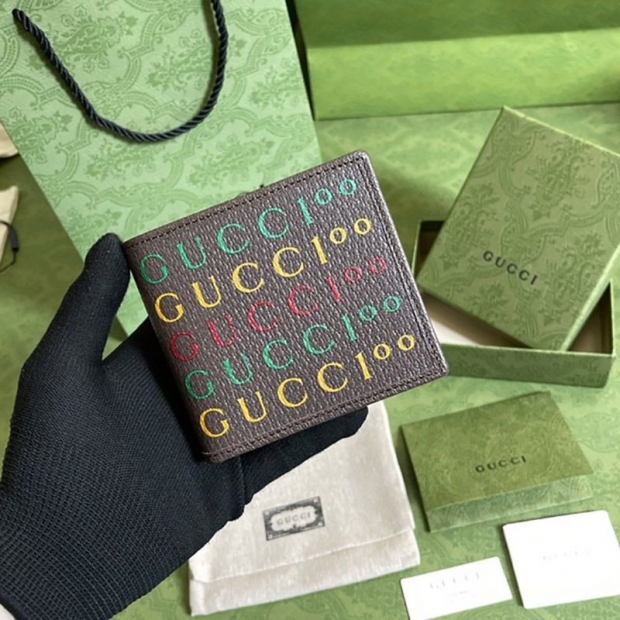 Popular all over the world? Gucci 100th Anniversary Wallet Bi-fold Wallet Copy gug94418