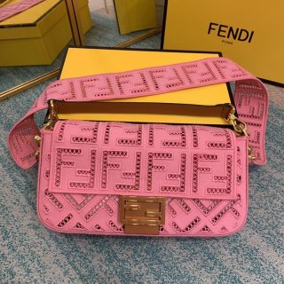 Fendi Baguette Canvas Bag Replica/Embroidery not available in Japan feu38678