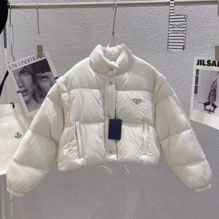 New for Autumn/Winter★Prada Down Jacket, Replica, Outlet, Hooded, Short, puy86215